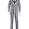 Michael Keaton Beetlejuice Striped Costume Suit