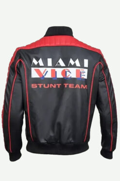 Ryan Gosling The Fall Guy Miami Vice Black Leather Jacket