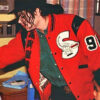 Sailors Michael Jackson Red Varsity Jacket