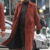 Shaft Samuel L Jackson Leather Long Coat