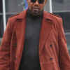 Shaft Samuel L Jackson Leather Long Coat