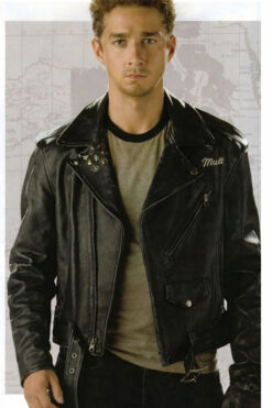 Shia Labeouf Indiana Jones 4 Leather Motorcycle Jacket