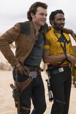 Solo A Star Wars Story Alden Ehrenreich Brown Leather Jacket