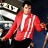 Speedway Elvis Presley Red Leather Jacket