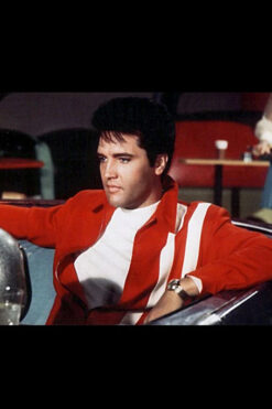 Speedway Elvis Presley Red Leather Jacket