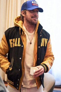 The Fall Guy Ryan Gosling Black Varsity Jacket