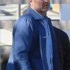 The Perfect Couple Liev Schreiber Blue Cotton Jacket