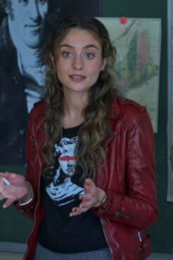 The Republic of Sarah S01 Sarah Cooper Red Jacket