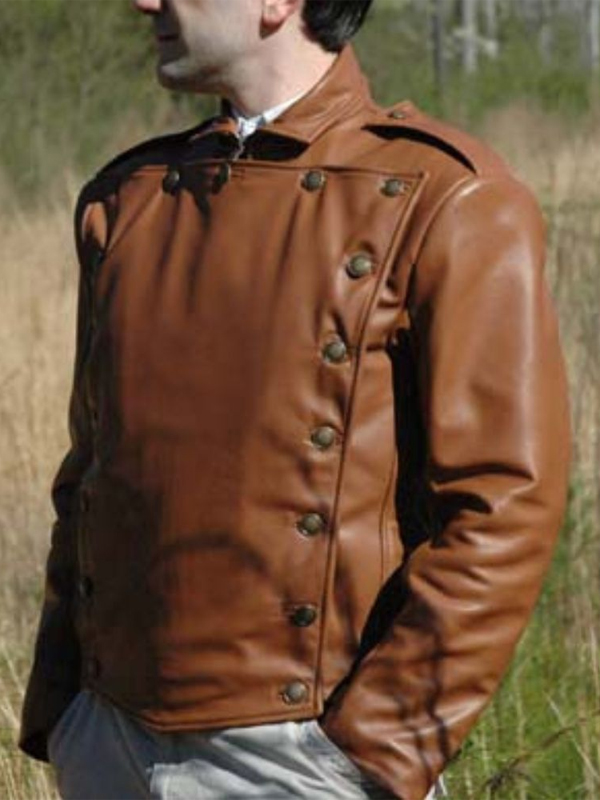 The Rocketeer Bill Clifford Brown Leather Jacket