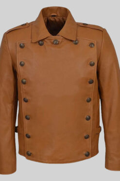 The Rocketeer Bill Clifford Brown Leather Jacket