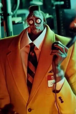 The Shrunken Head Bob Beetlejuice Costume Yellow Suit