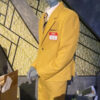 The Shrunken Head Bob Beetlejuice Costume Yellow Suit