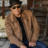 Tito Jackson Brown Suede Leather Jacket
