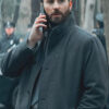 Defending Jacob Chris Evans Gray Wool Coat
