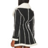 Jaedon Faux Shearling Jacket Dress