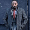 Luther DCI Idris Elba Gray Wool Coat