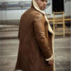 Mens Flight Sheepskin B3 Shearling Aviator Leather Coat