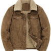 Men's Vintage Sherpa Lined Corduroy Trucker Jacket