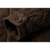 Men's Vintage Sherpa Lined Corduroy brown Trucker Jacket