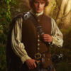 Outlander S03 Jamie Fraser Brown Wool Vest
