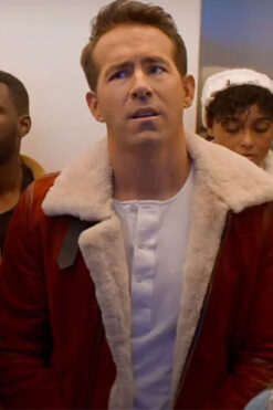Alternative view of Ryan Reynolds Spirited Red Leather Jacket