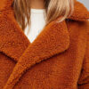 Yellowstone S5 Beth Dutton Orange Fur Coat