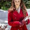Christmas at Pemberley Manor Jessica Lowndes Red Coat