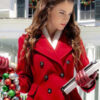 Christmas at Pemberley Manor Jessica Lowndes Red Coat