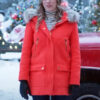 Just Like A Christmas Marlie Collins Red Wool Jacket