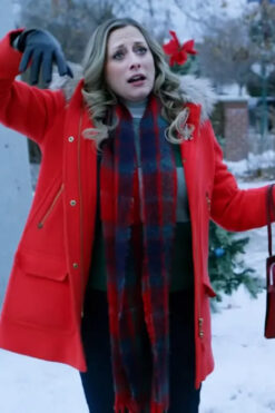 Just Like A Christmas Marlie Collins Red Wool Jacket