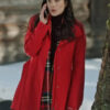Kim Jones The Christmas Retreat Red Wool Coat