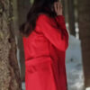 Kim Jones The Christmas Retreat Red Wool Coat