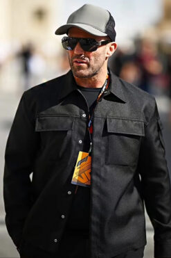 Jason Statham Abu Dhabi Prix F1 Black Jacket