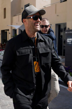Jason Statham Abu Dhabi Prix F1 Black Jacket