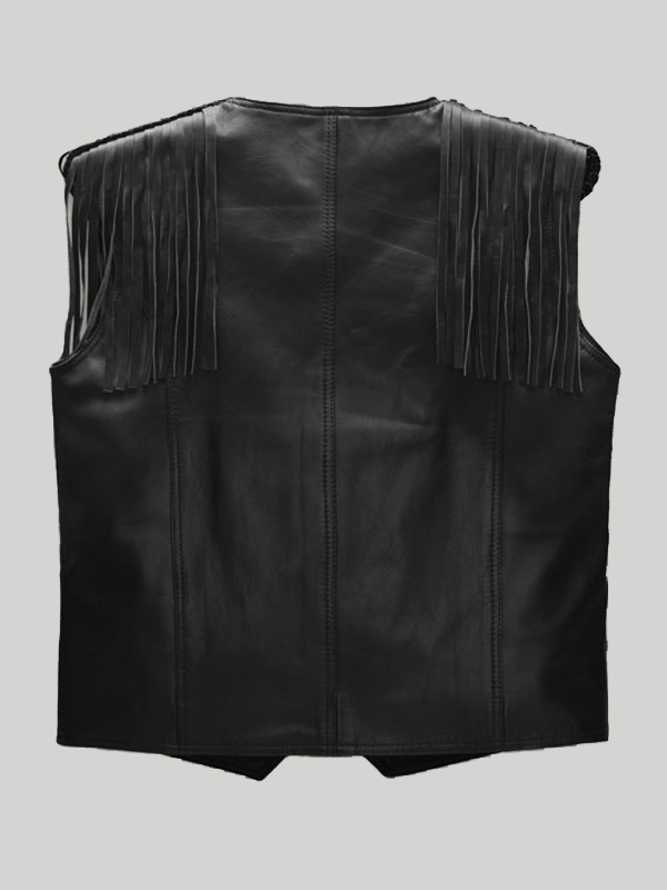 Barbie Ryan Gosling Black Leather Vest