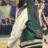 Dawn Staley LV Patch Green Varsity Jacket