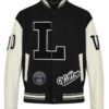 Kenya Barris Blackaf LV Black Varsity Jacket
