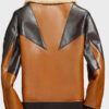 Mens Sheepskin Shearling Bomber Leather Jacket