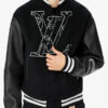 NBA Louis Vuitton Black Varsity Jacket