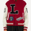 Pop Smoke Dreaming Louis Vuitton Red Varsity Jacket