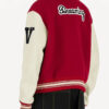 Pop Smoke Dreaming Louis Vuitton Red Varsity Jacket