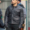 The Winter Soldier San Sebastian Black Leather Jacket