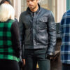 The Winter Soldier San Sebastian Black Leather Jacket