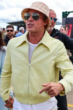 Brad Pitt F1 Grand Prix Yellow Jacket