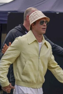 Brad Pitt F1 Grand Prix Yellow Jacket