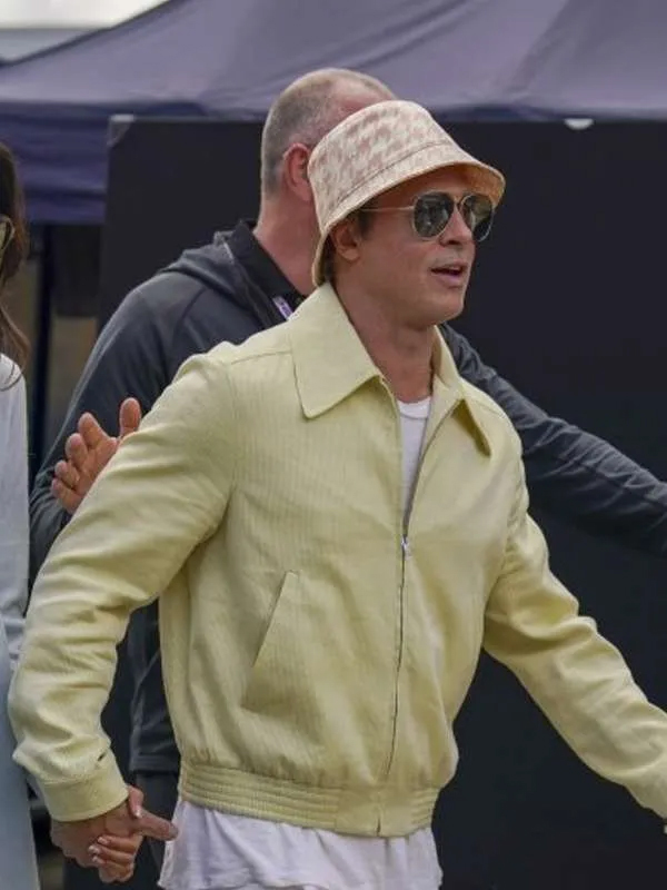 Brad Pitt F1 Grand Prix Yellow Jacket