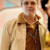 Brad Pitt F1 Movie Premiere Tan Jacket