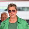 F1 Brad Pitt Green Cotton Jacket