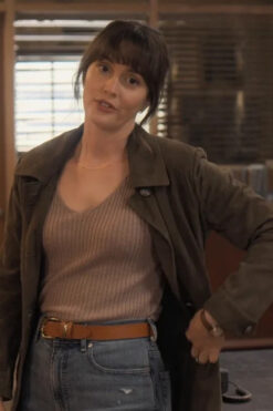 Good Cop/Bad Cop S01 Leighton Meester Brown Coat