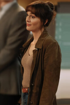 Good Cop/Bad Cop S01 Leighton Meester Brown Coat